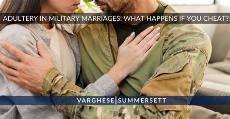 cheating army wife|A Closer Look At Infidelity In Military Marriages .